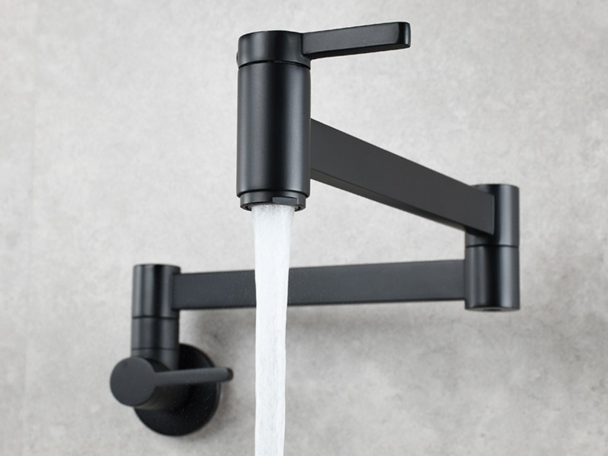 Saime - Modern Pot Filler Faucet  BO-HA Black