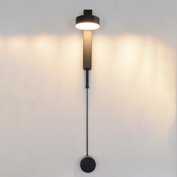 Emelie - Gold Wall Lamp with Dimmer Switch  BO-HA Black Single Sconce