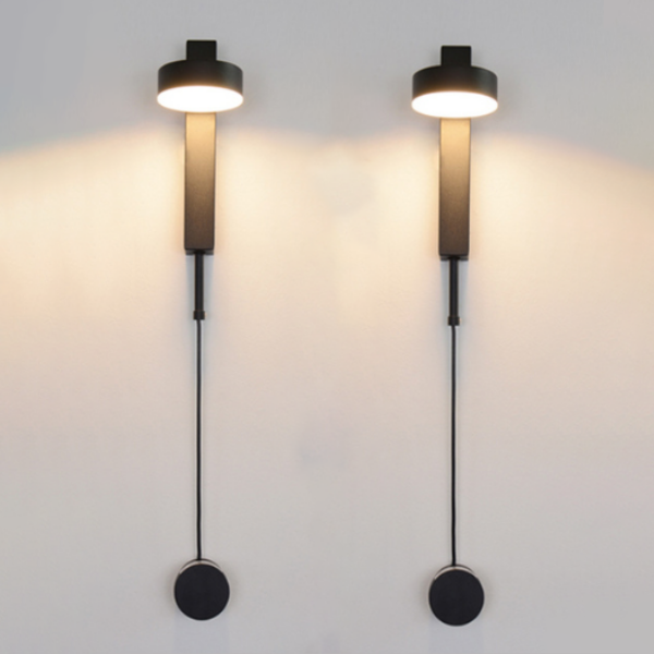 Emelie - Gold Wall Lamp with Dimmer Switch  BO-HA Black Two Sconces