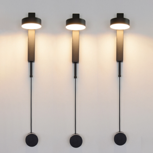 Emelie - Gold Wall Lamp with Dimmer Switch  BO-HA Black Three Sconces