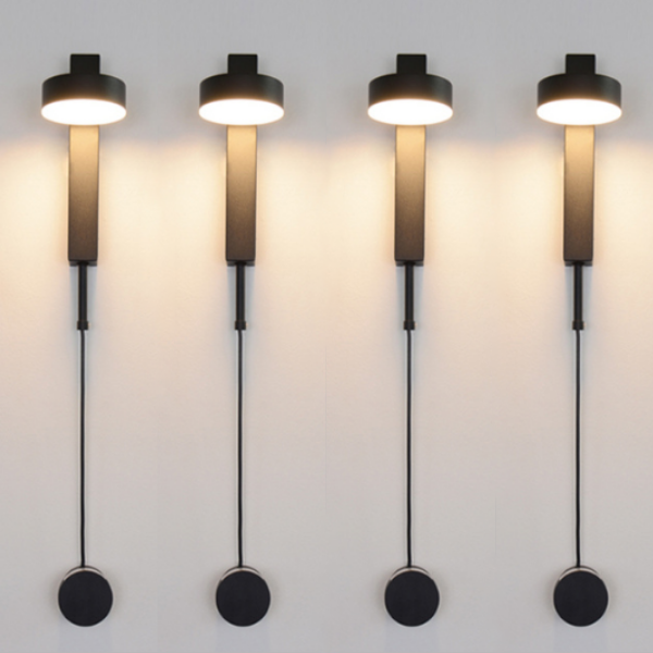 Emelie - Gold Wall Lamp with Dimmer Switch  BO-HA Black Four Sconces