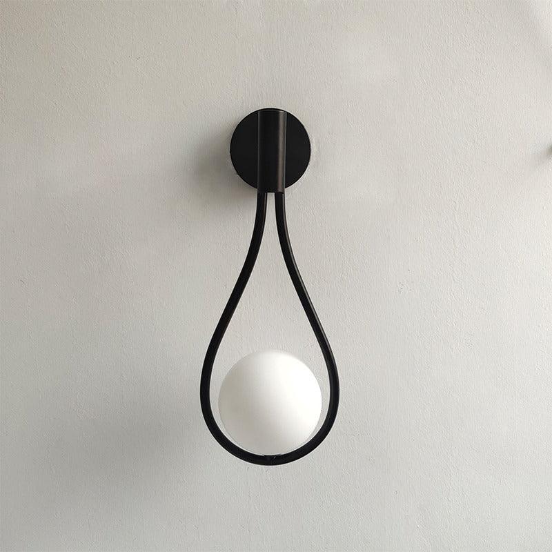 Livi - Modern Nordic Wall Lamp  BO-HA Black Single Wall Sconce