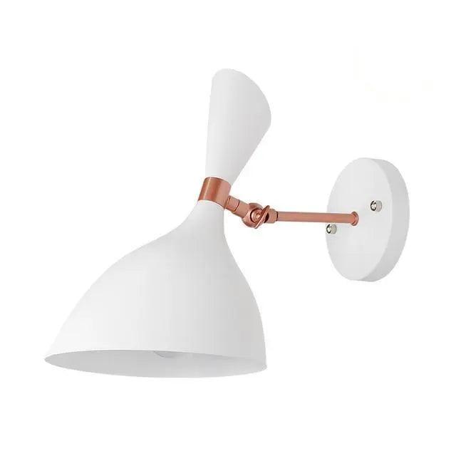 Adelborg - Nordic Plug in Wall Sconce  BO-HA White (Hardwired)