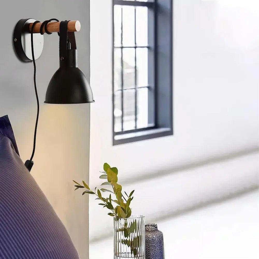 Algunda - Industrial Plug in Wall Sconce