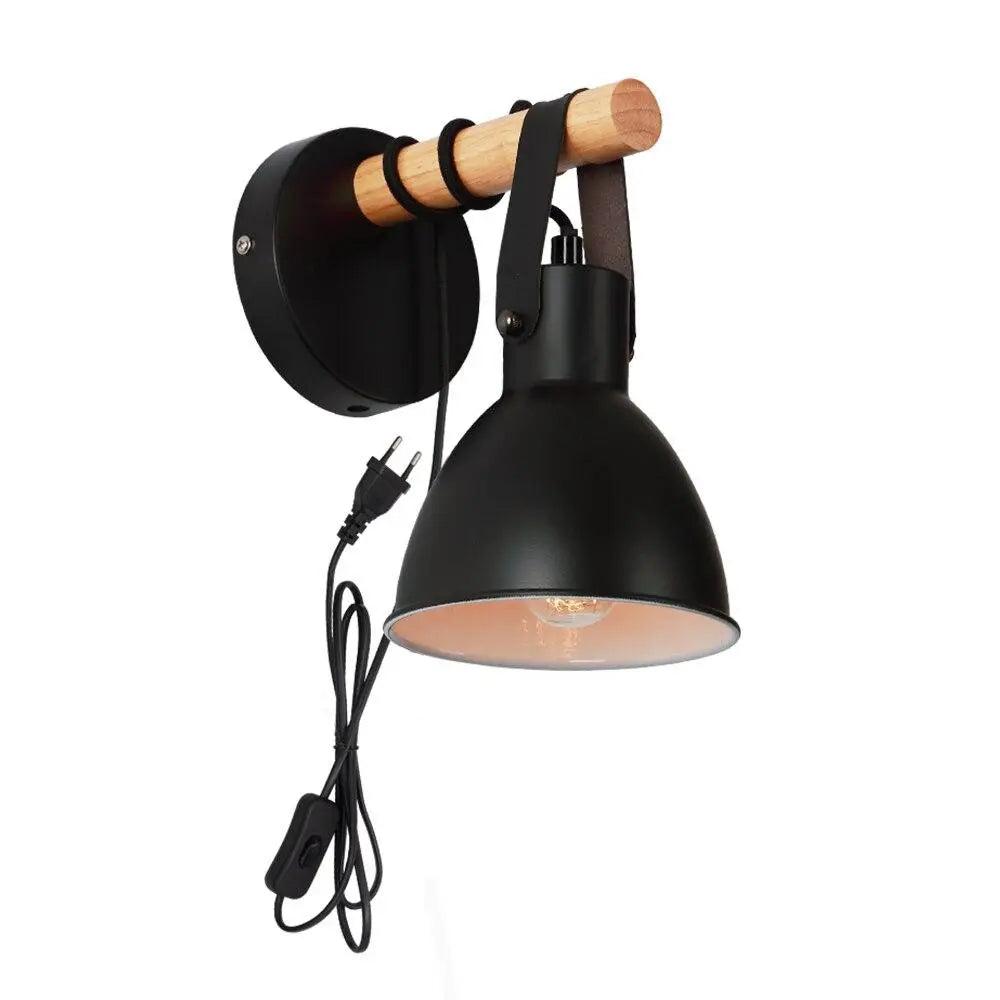 Algunda - Industrial Plug in Wall Sconce