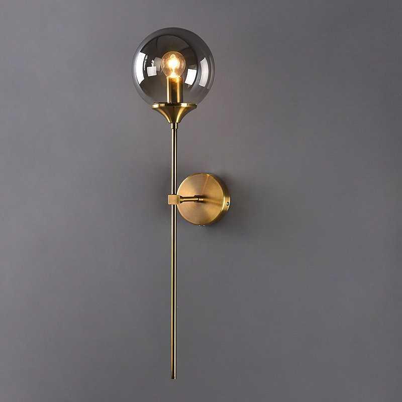 Annika - Modern Glass Wall Sconce  BO-HA Gray