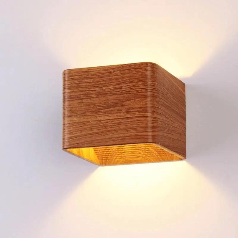 Arle - Nordic Faux Wooden Wall Lights For Bedroom  BO-HA Polymer