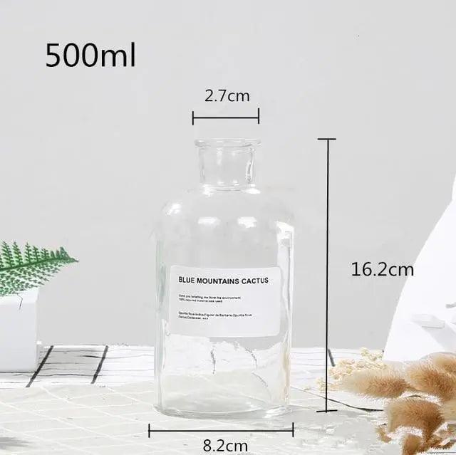 Atalie - Glass Bottle Vase  BO-HA 500ml Small Mouth