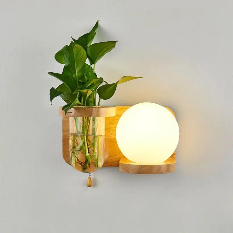 Audhild - Planter Light Wall Sconce  BO-HA Right Ball