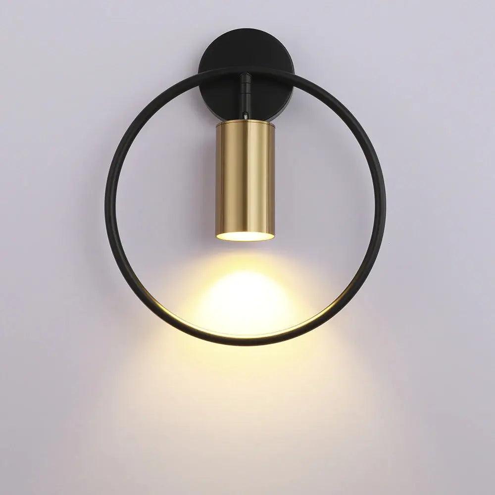 Benthe - Post Modern Wall Lamp  BO-HA Black and Gold Single Wall Sconce