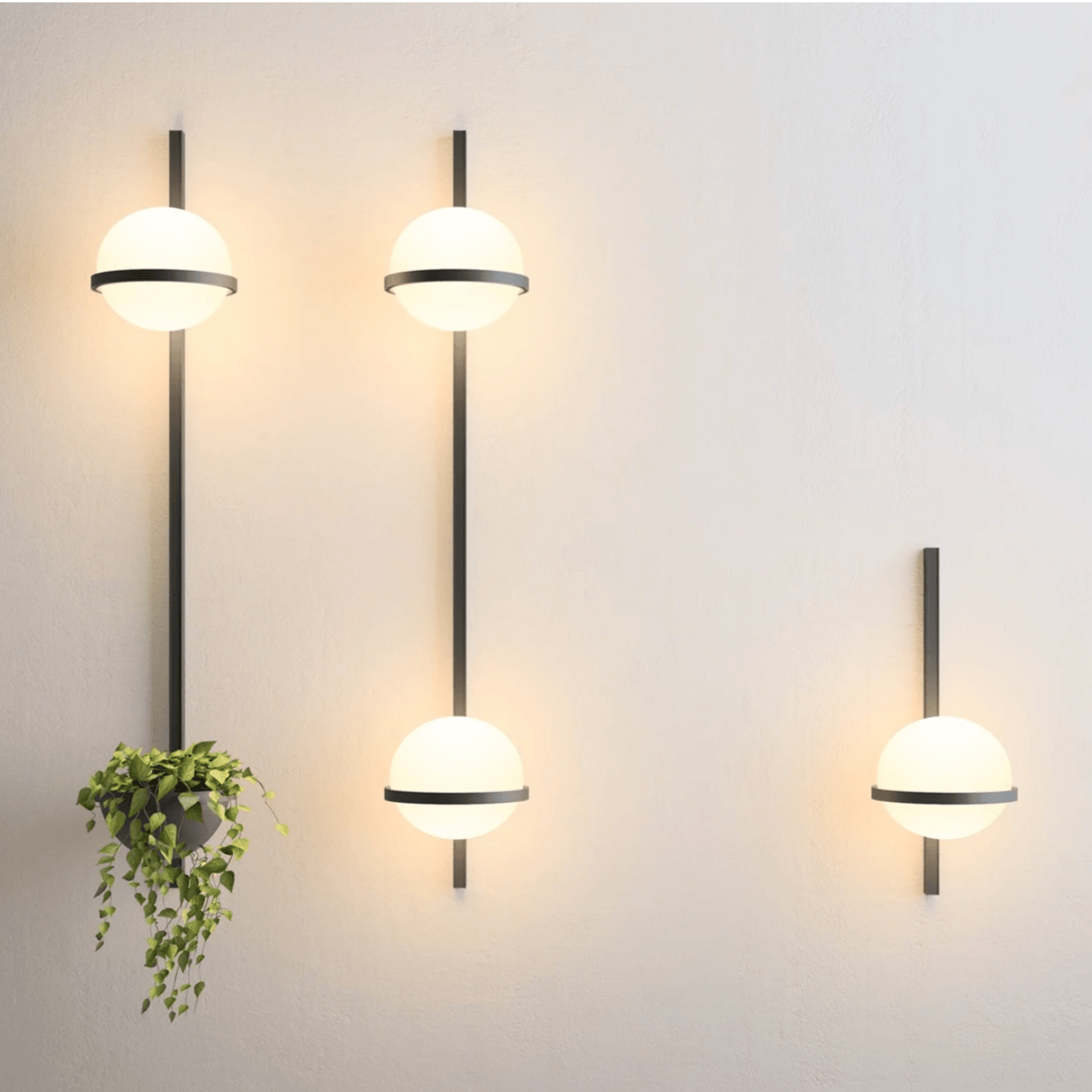 Alith - Nordic Planter Light Sconce