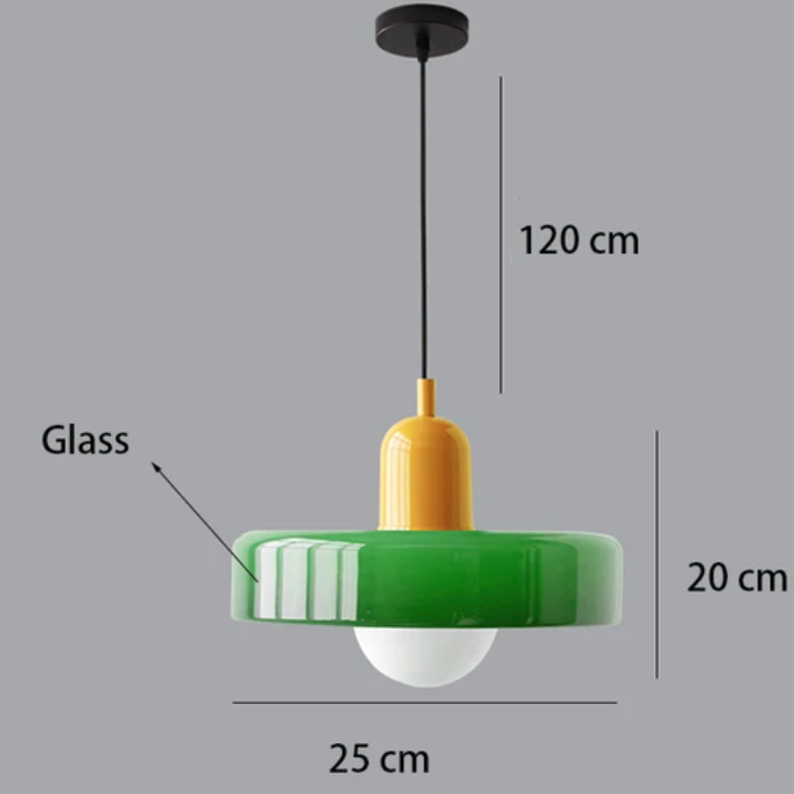 Kalle - Glass Pendant Light Bauhaus Furniture