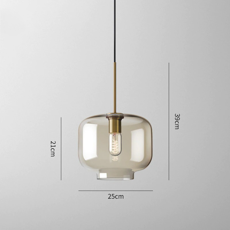 Millay - Glass Pendant Lights  BO-HA Rectangle