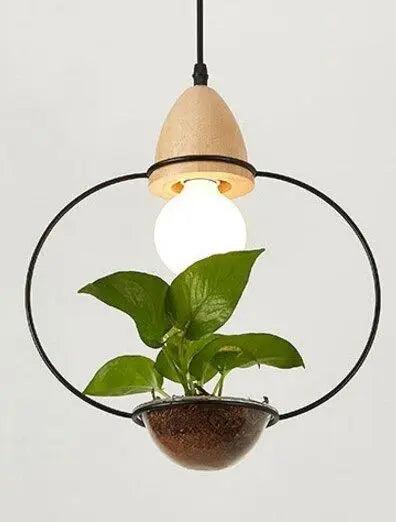 Deka - Pot Pendant Planter Light  BO-HA Black C