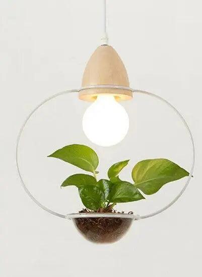 Deka - Pot Pendant Planter Light  BO-HA White C