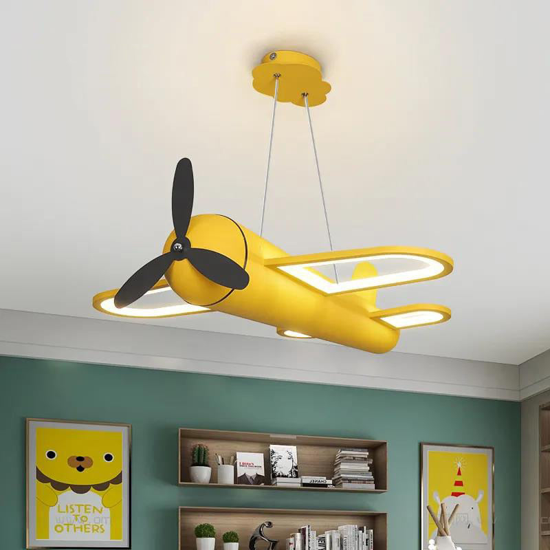 Osmo - Plane Hanging Pendant Light Childrens Lighting  BO-HA Yellow