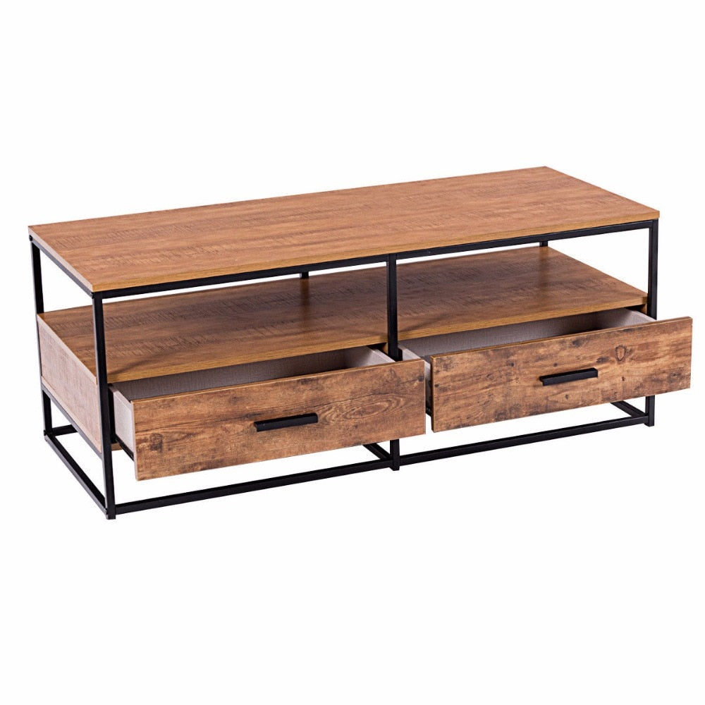 Helmi - Wood Coffee Table with Storage