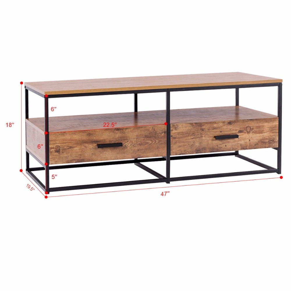 Helmi - Wood Coffee Table with Storage