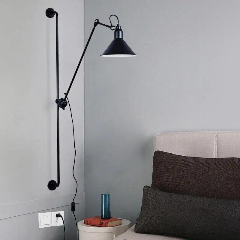 Haley - Industrial Plug In Wall Sconce