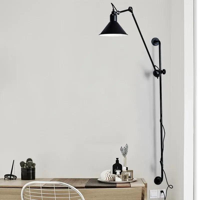 Haley - Industrial Plug In Wall Sconce