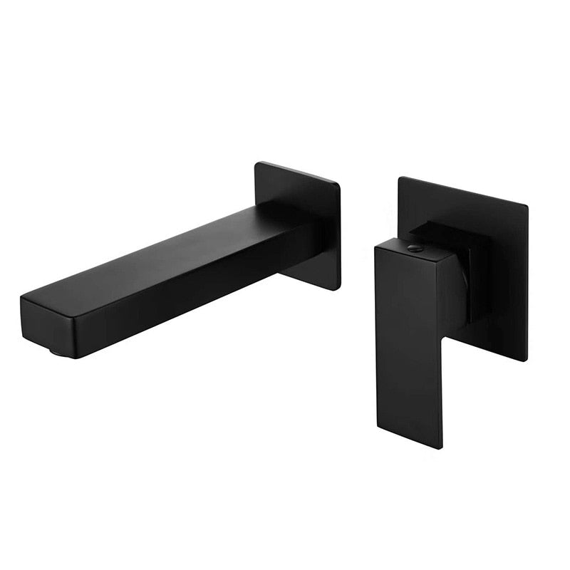 Kelsye - Modern Wall Mount Waterfall Bathroom Faucet