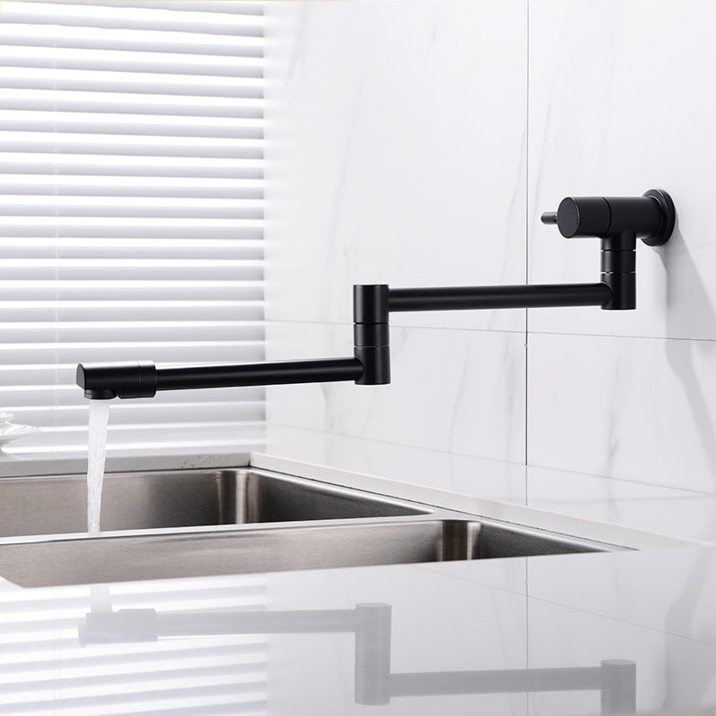 Saima - Modern Pot Filler Faucet Tap Wall Mounted Faucet