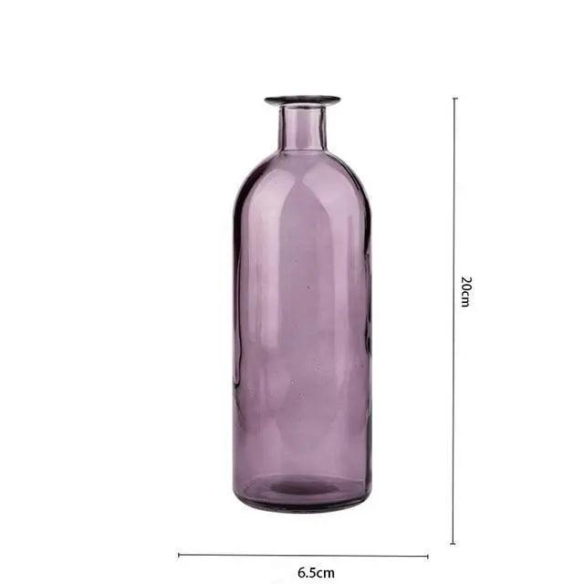 Kajsa - Modern Glass Vase  BO-HA Purple (M)