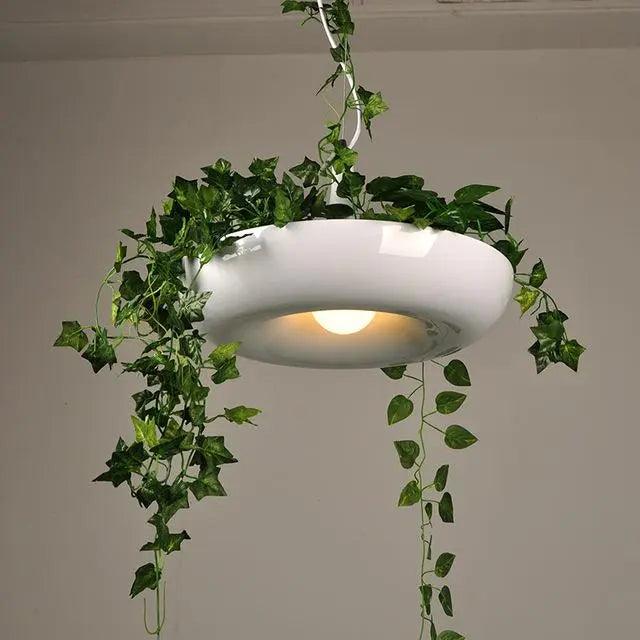 Lagerfeld - Nordic Pendant Planter Light  BO-HA White