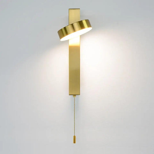 Lif - 350° Modern Wall Sconces  BO-HA Gold with Gold Switch Natural (4000K)