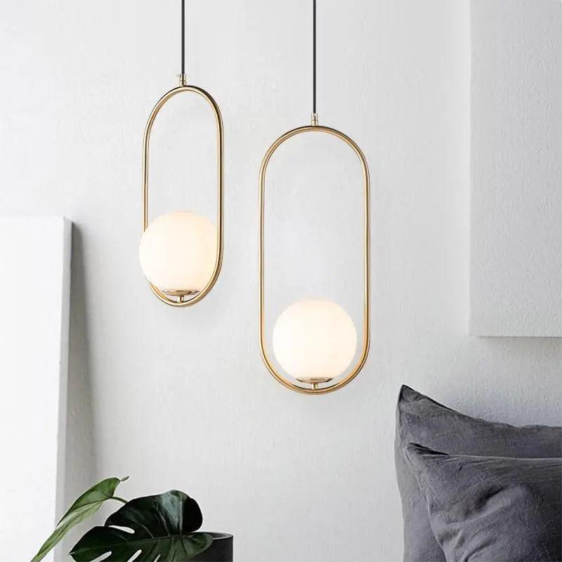 Mia - Nordic Pendant Light  BO-HA Ellipse Gold