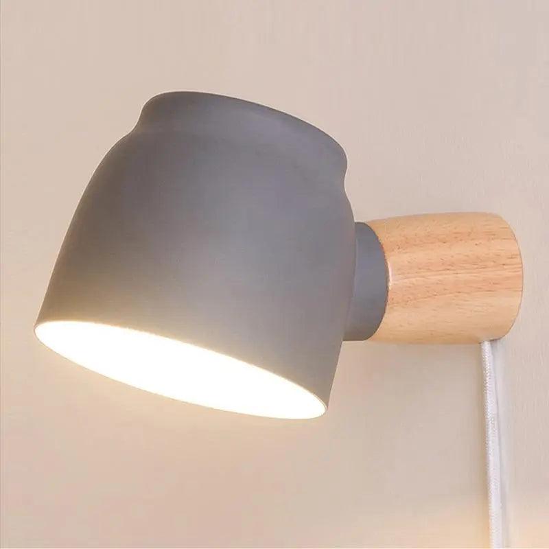 Oona - Nordic Plug in Wall Sconce  BO-HA Grey