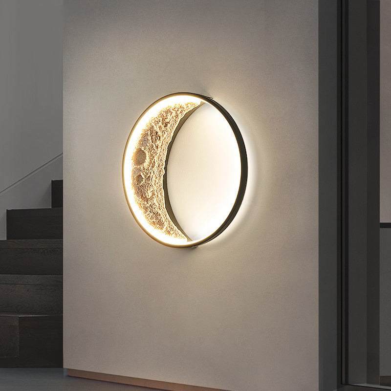 Hampus - Half Moon Modern LED Wall Lamp