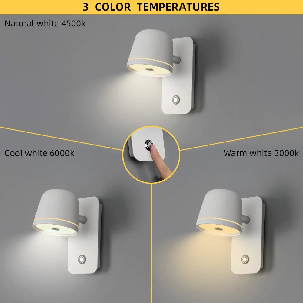 Runar -  LED Dimmable Wall Lamp with Switch