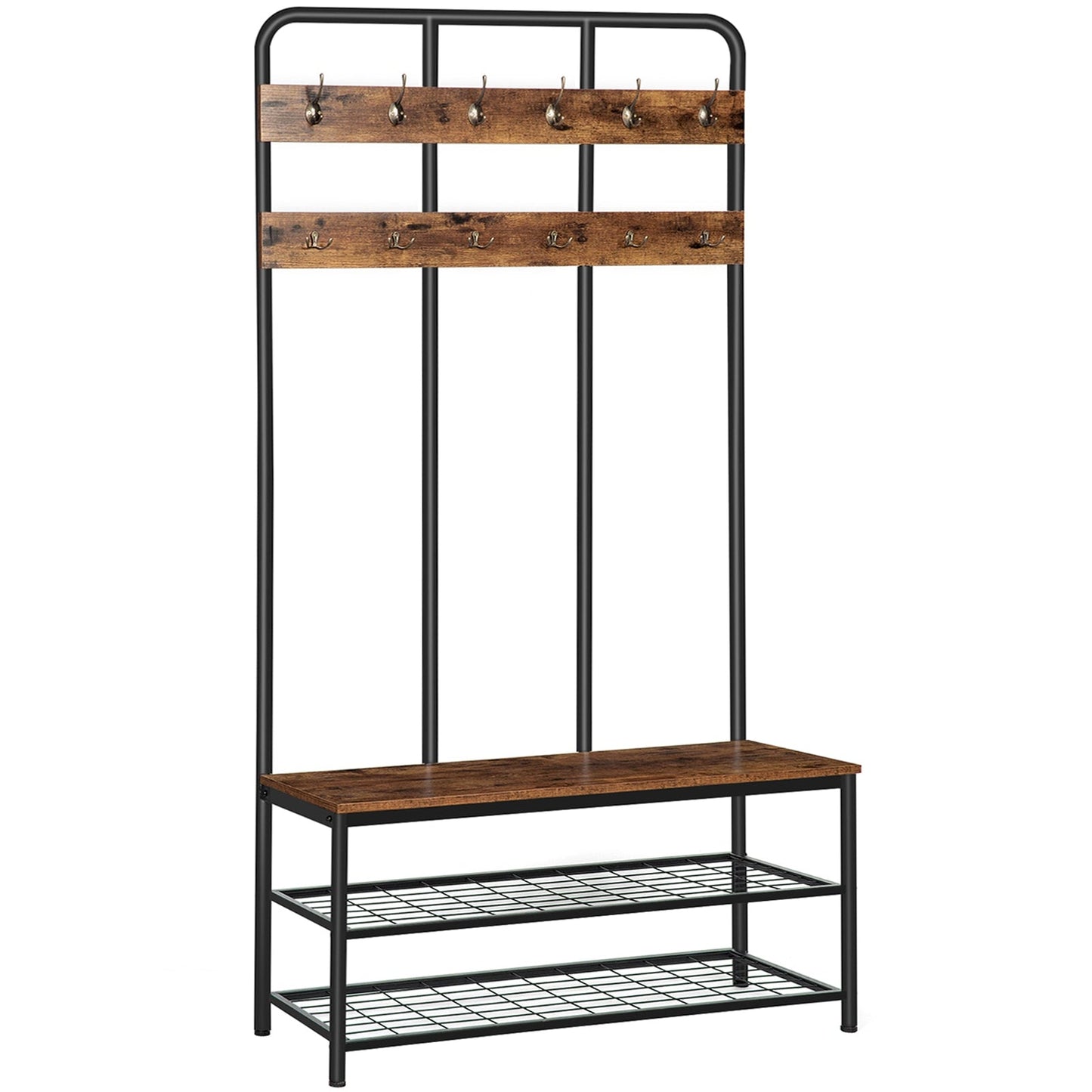 Torgny - Wall Mounted Coat Rack Shoe Rack for Entryway