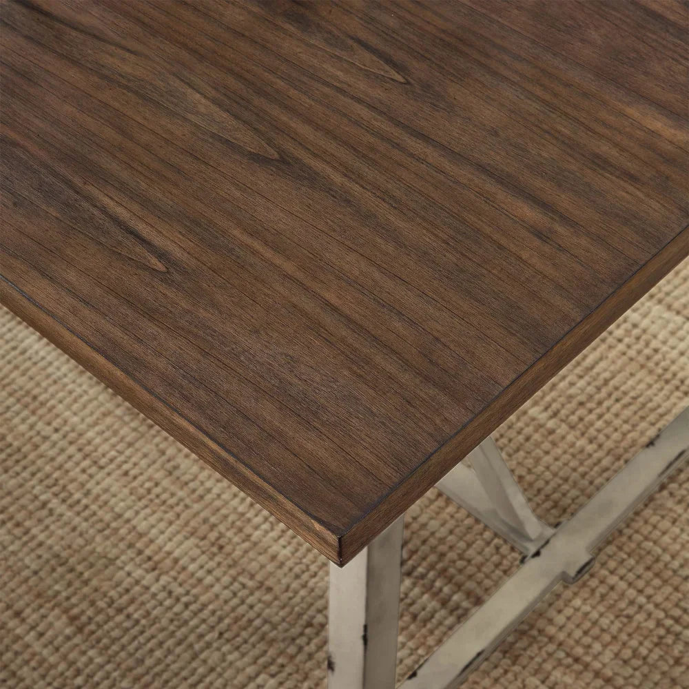 Collin - Modern Wood and Metal Dining Table