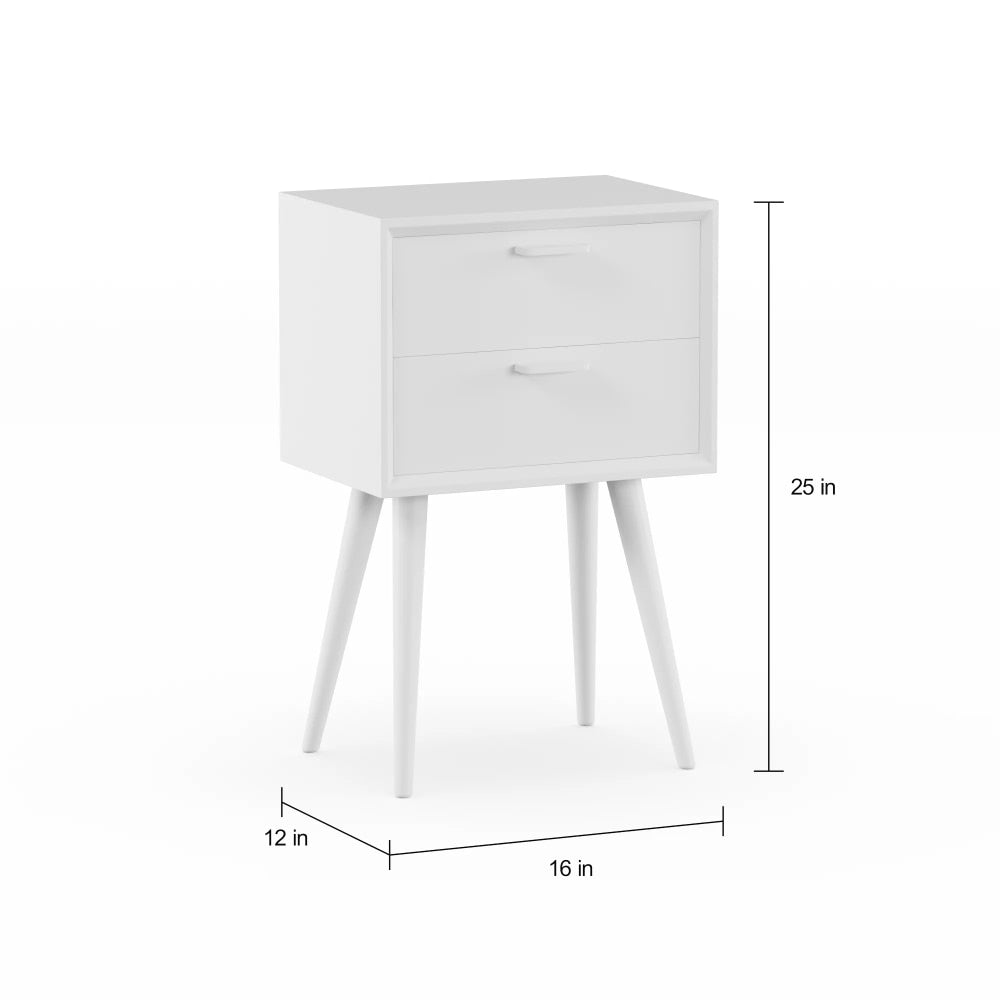 Karolina - Mid Century Modern Nightstand Small Bedside Table