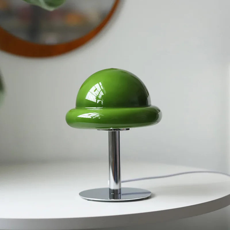 Teodor - Mushroom Table Lamp Mid century Modern Desk Lamp Bauhaus Furniture  BO-HA Green