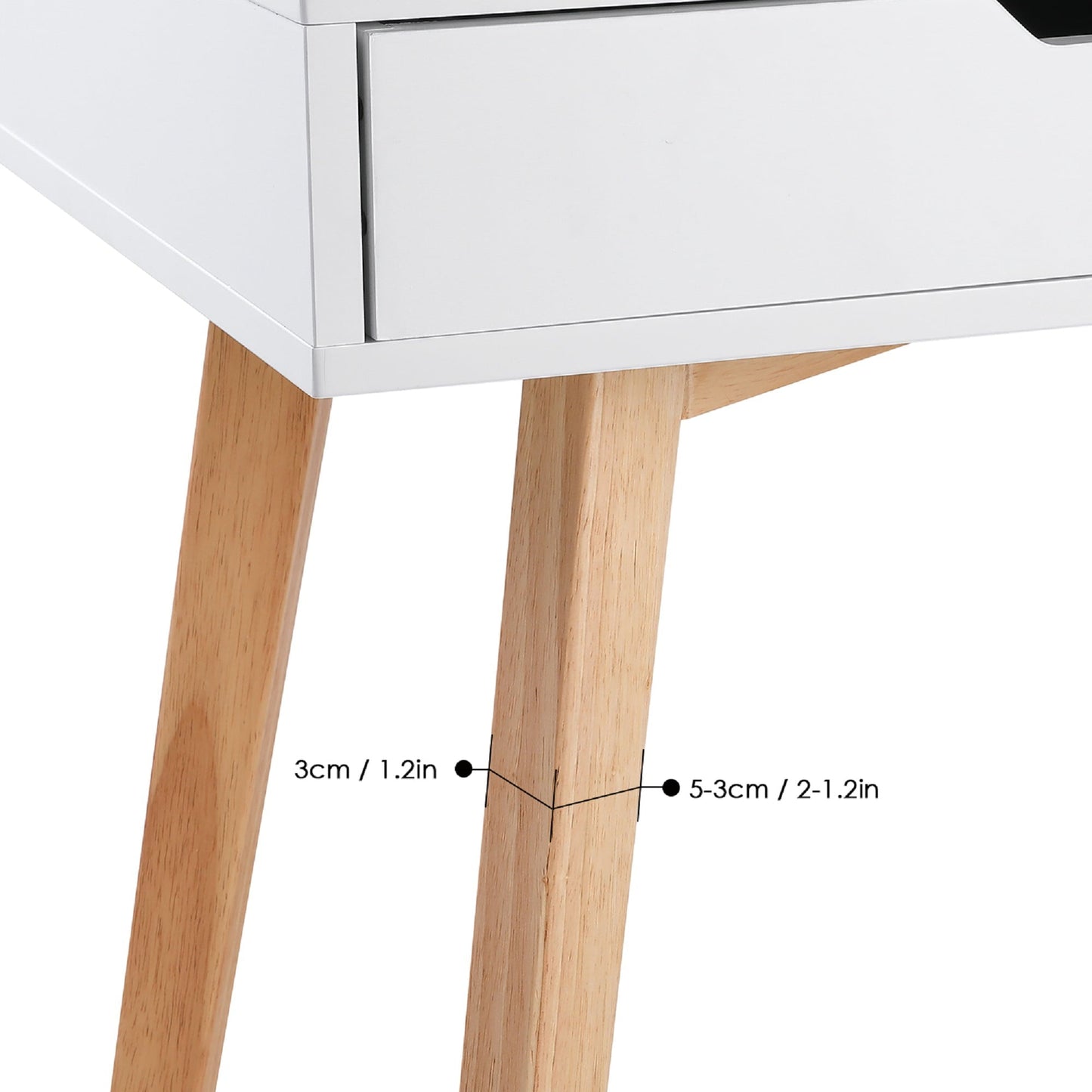 Bjarne -  Writing Computer Desk Simple Study Table Makeup Vanity Table