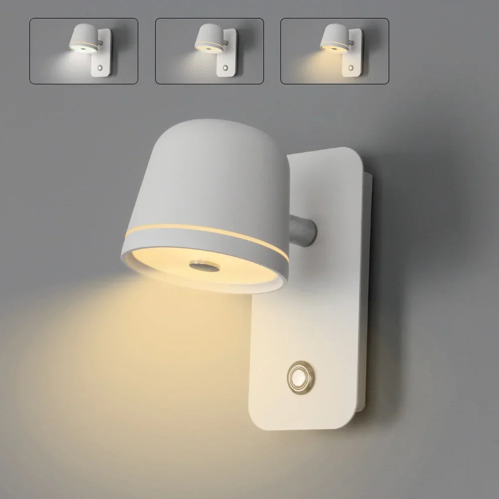 Runar -  LED Dimmable Wall Lamp with Switch