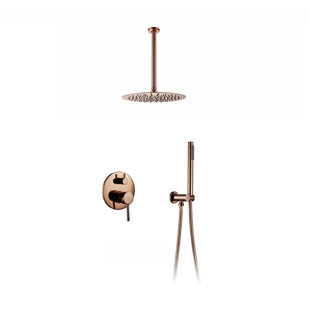 Sanna - Wall Mounted Bathroom Shower Set  BO-HA Rose Gold 8 inch