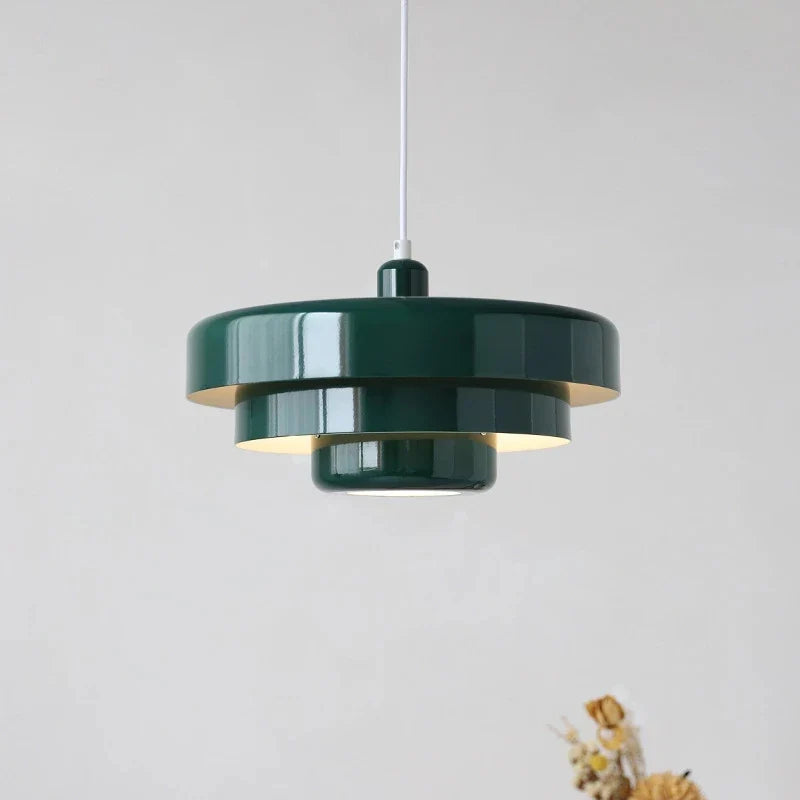 Aksel - Retro Orange Pendant Lamp Bauhaus Furniture  BO-HA Green