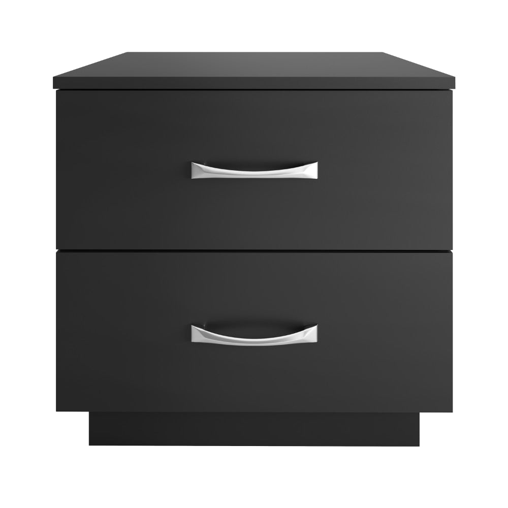 Niklas - Black Nightstand Black Furniture Nightstand Small Bedside Table