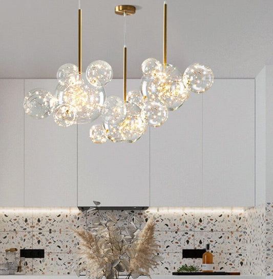 Runa LED Chandelier Glass Pendant Lights