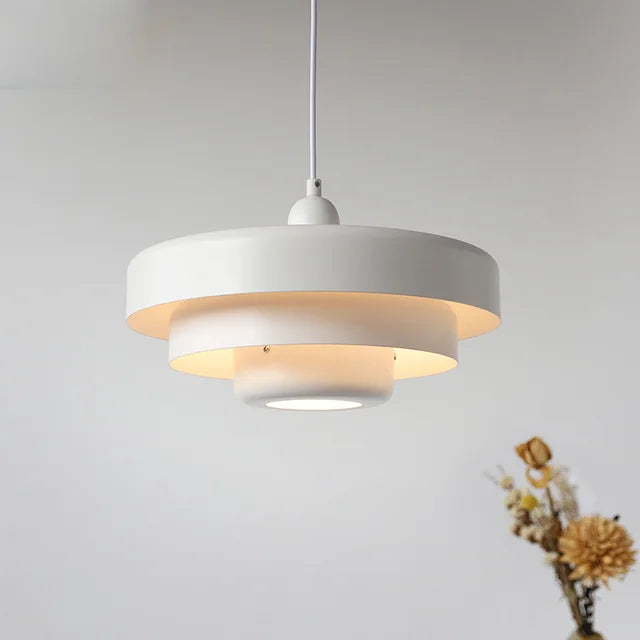 Aksel - Retro Orange Pendant Lamp Bauhaus Furniture  BO-HA White