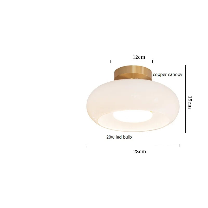 Jonna - Copper Pendant Light Fixtures Bauhaus Lighting  BO-HA White 3