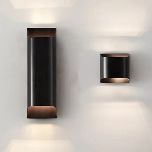 Yrsa - Modern Brass LED Wall Lamp Foyer  BO-HA Black Large