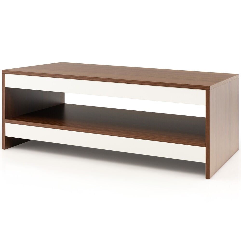 Birger - Wood Coffee Table with Storage