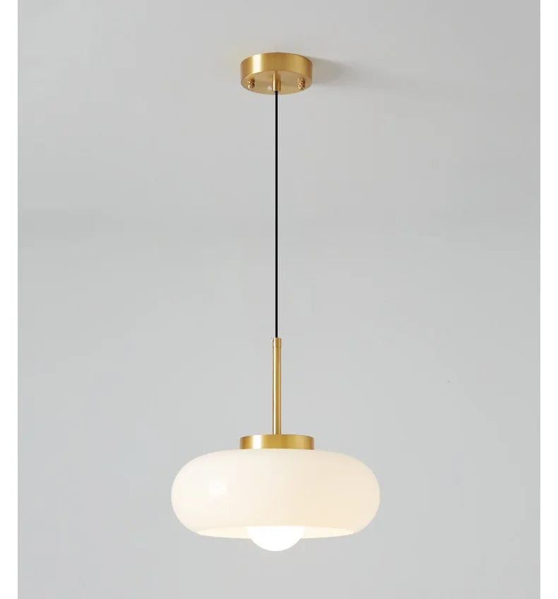 Jonna - Copper Pendant Light Fixtures Bauhaus Lighting  BO-HA White