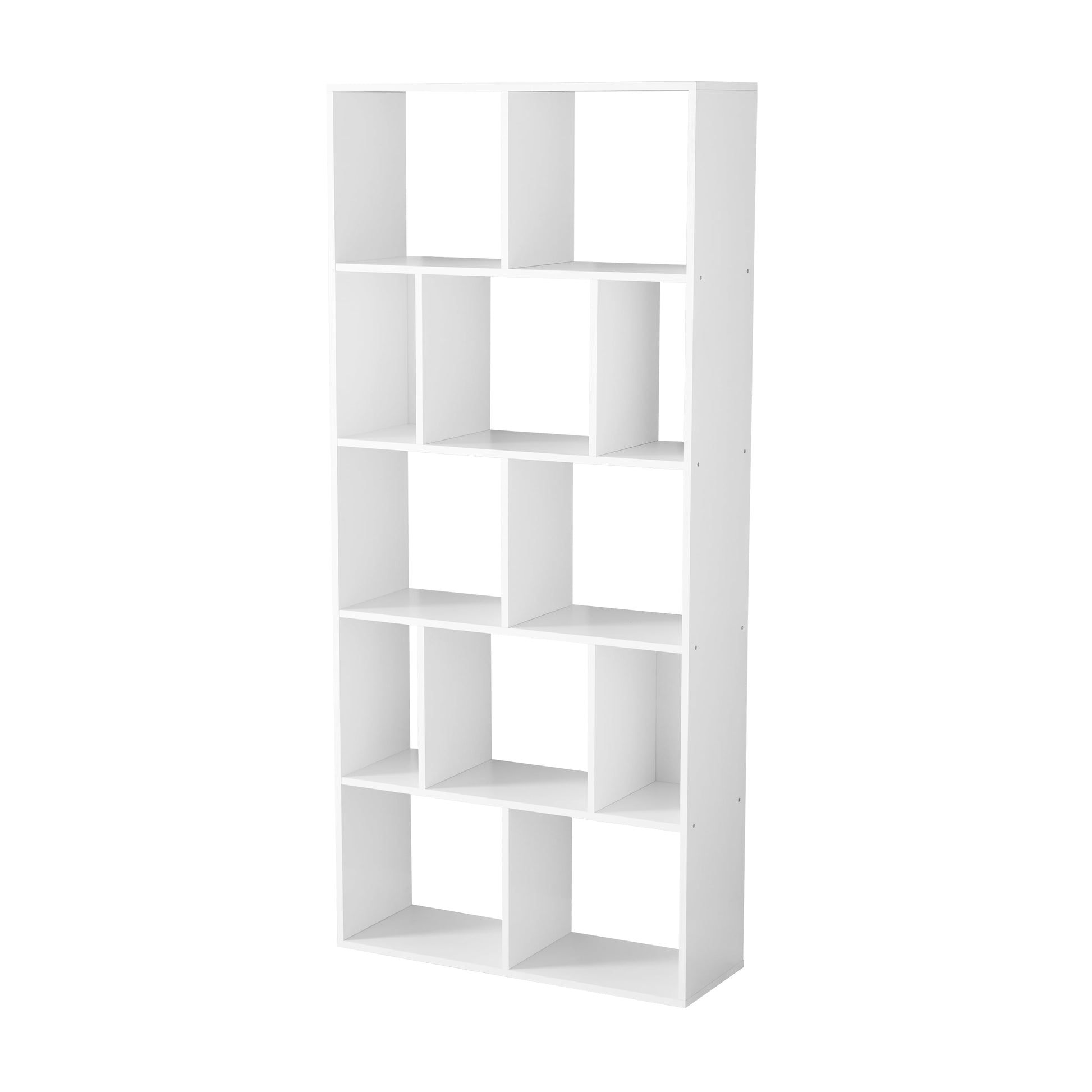 Ivar - Book Shelf Wood Wall Shelves Wood Storage Shelves  BO-HA White