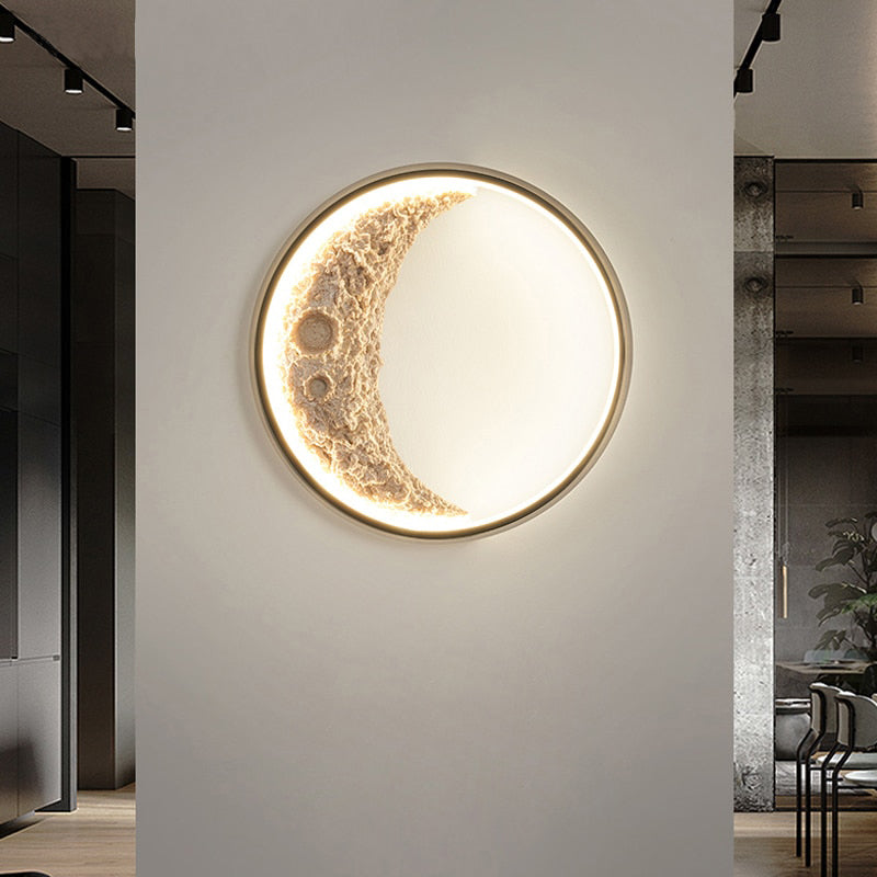 Hampus - Half Moon Modern LED Wall Lamp